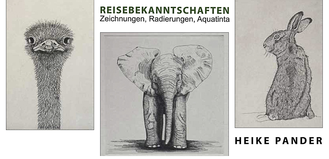 Einladung zur Ausstellung "Reisebekanntschaften", Heike Pander, © Kulturring Berlin