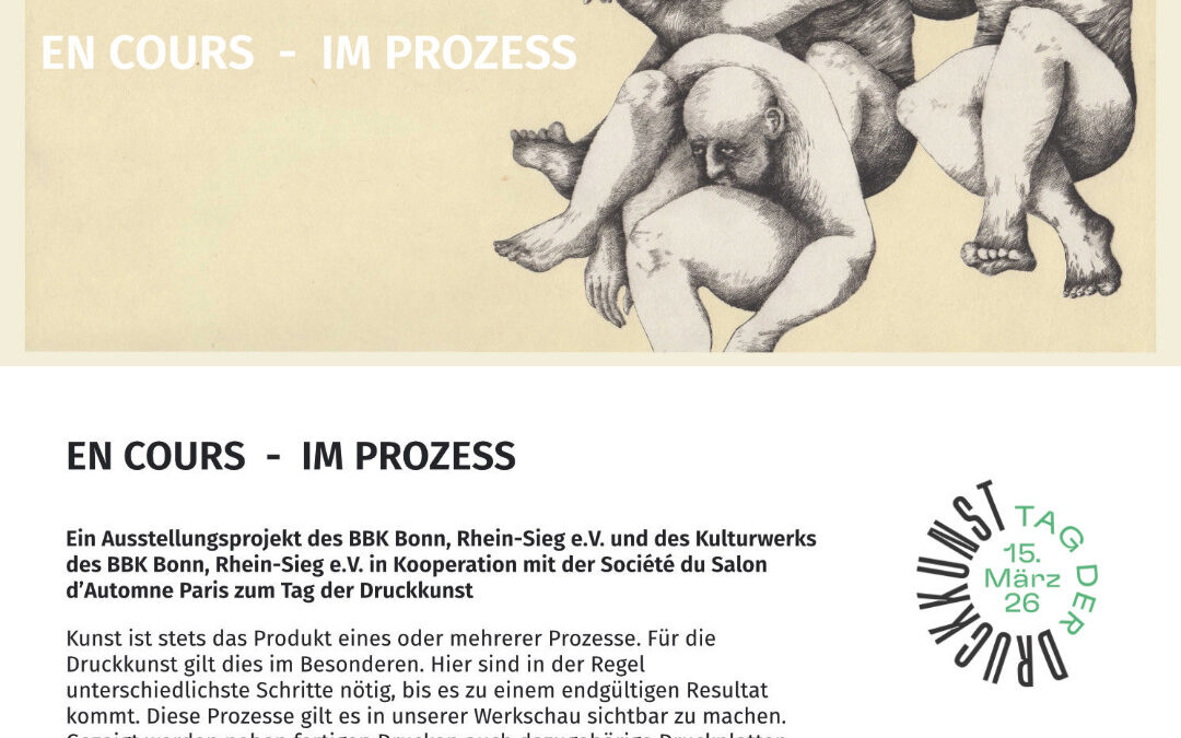 Ausstellung „EN COURS – IM PROZESS“ im „Pumpwerk“ Siegburg, BBK Bonn